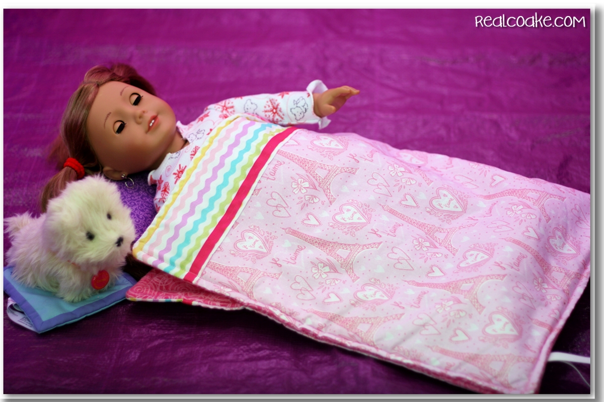 18 inch doll sleeping best sale bag pattern free